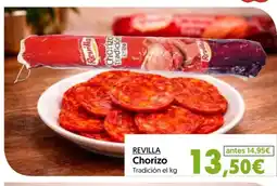 Hiper Usera REVILLA Chorizo oferta