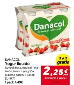 Hiper Usera DANACOL Yogur líquido oferta