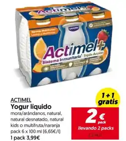 Hiper Usera ACTIMEL Yogur líquido oferta