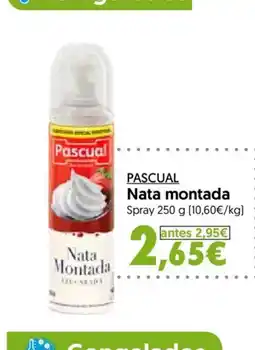 Hiper Usera PASCUAL Nata montada oferta