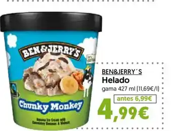 Hiper Usera BEN&JERRY'S Helado oferta