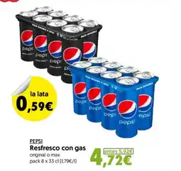 Hiper Usera PEPSI Resfresco con gas oferta