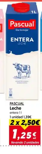 Hiper Usera PASCUAL Leche oferta