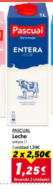 Hiper Usera PASCUAL Leche oferta