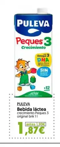 Hiper Usera PULEVA Bebida láctea oferta