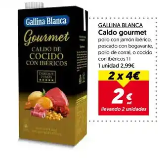 Hiper Usera GALLINA BLANCA Caldo gourmet oferta