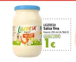 Hiper Usera LIGERESA Salsa fina oferta