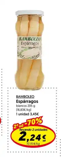 Hiper Usera BAMBOLEO Espárragos oferta