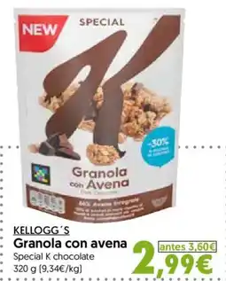Hiper Usera KELLOGG'S Granola con avena oferta