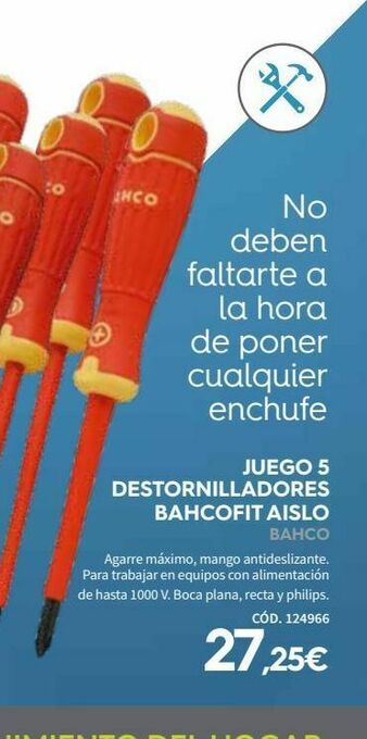 ferrOkey Destornillador bahco oferta