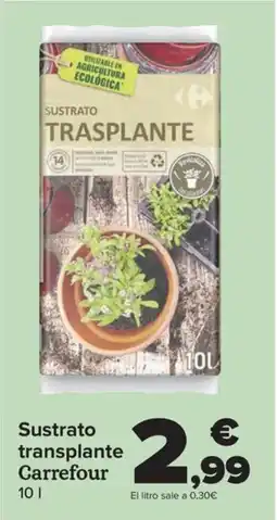 Carrefour Sustrato transplante Carrefour oferta