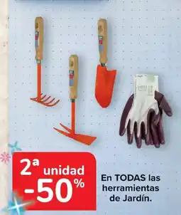 Carrefour En todas las herramientas de jardín. oferta