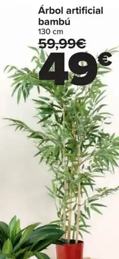 Carrefour Árbol artificial bambú oferta