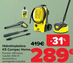 Carrefour KARCHER Hidrolimpiadora K5 Compac Home oferta