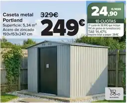 Carrefour Caseta metal Portland oferta