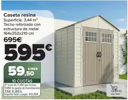 Carrefour Caseta resina oferta