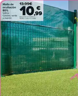 Carrefour Malla de ocultación 80% oferta