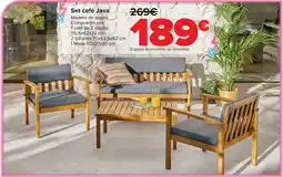 Carrefour Set café Java oferta