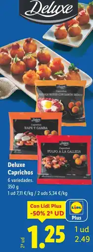 Lidl DELUXE Caprichos oferta