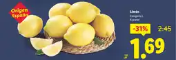 Lidl Limón oferta
