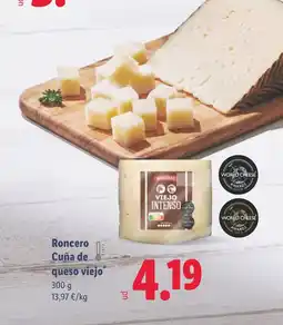 Lidl RONCERO Cuña de queso viejo oferta