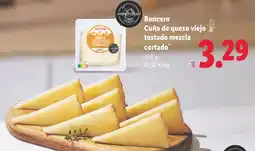 Lidl RONCERO Cuña de queso viejo tostado mezcla oferta