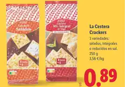 Lidl LA CESTERA Crackers oferta