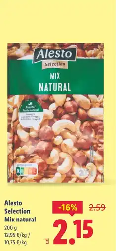 Lidl ALESTO Selection Mix natural oferta