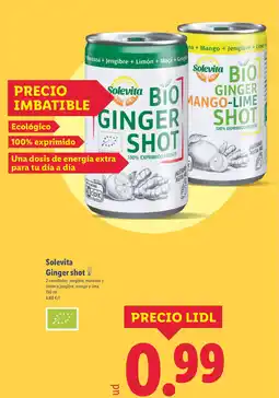 Lidl SOLEVITA Ginger shot! oferta