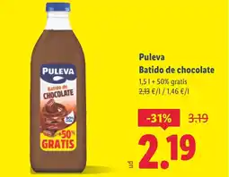 Lidl PULEVA Batido de chocolate oferta