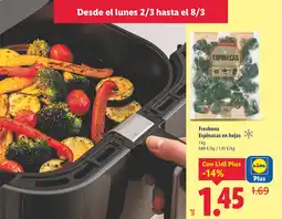 Lidl FRESHONA Espinacas en hojas oferta