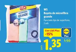Lidl W5 Bayeta de microfibra grande oferta