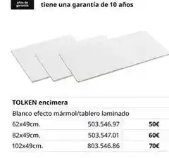 IKEA Blanco - encimera oferta