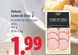 Lidl DELUXE Lomo de Orza oferta