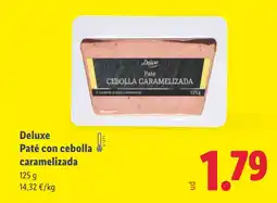 Lidl DELUXE Paté con cebolla caramelizada oferta