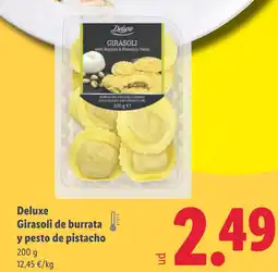 Lidl DELUXE Girasoli de burrata y pesto de pistacho oferta