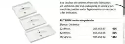 IKEA Blanco - rurton lavabo empotrado oferta