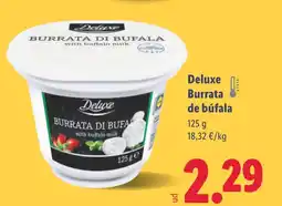 Lidl DELUXE Burrata de búfala oferta