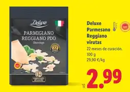Lidl DELUXE Parmesano Reggiano virutas oferta