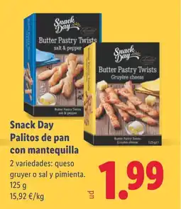 Lidl SNACK DAY Palitos de pan con mantequilla oferta