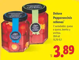 Lidl DELUXE Pepperoncinis rellenos oferta