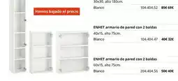 IKEA Blanco - enhet armario de pared con 2 baidas oferta