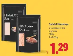 Lidl Sal del Himalaya oferta