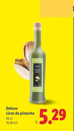 Lidl DELUXE Licor de pistacho oferta