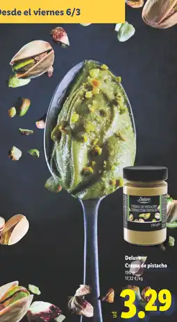 Lidl DELUXE Crema de pistacho oferta