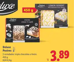 Lidl DELUXE Postres oferta