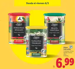 Lidl DELUXE Café molido oferta