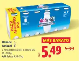 Lidl DANONE Actimel oferta