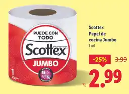 Lidl SCOTTEX Papel de cocina Jumbo oferta