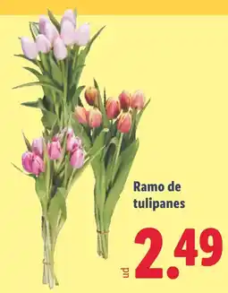 Lidl Ramo de tulipanes oferta